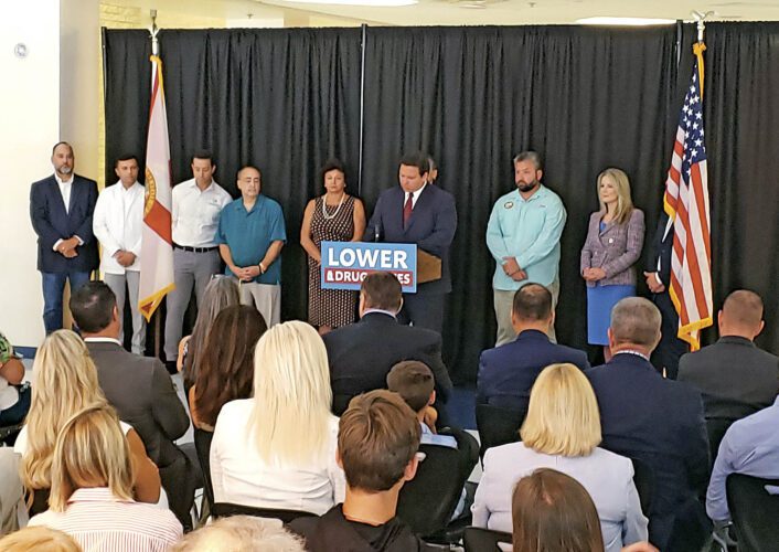 DeSantis visits Cape Coral to unroll plan to reduce drug prices | News, Sports, Jobs - SANIBEL-CAPTIVA - Vimarsana News
